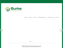 Tablet Screenshot of bobburkefinancialservices.com